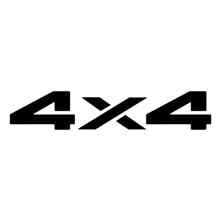 4×4 Logo Black and White
