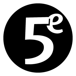5e Logo Black and White