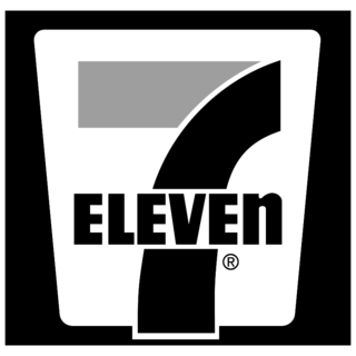 7 Eleven Logo Black and White