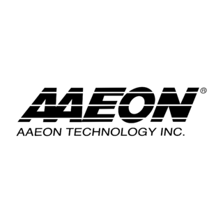 AAEON Logo Black and White