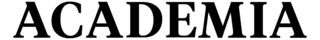 Academia Logo Black and White