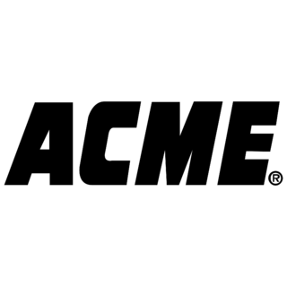 Acme Logo Black and White