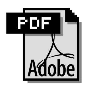 Adobe PDF Logo Black and White (1)