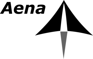 AENA Logo Black and White