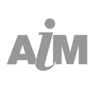AIM Logo Black and White