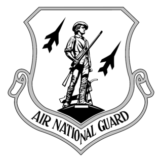 Air National Guard Logo Black and White