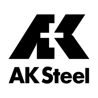 AK Steel Logo Black and White