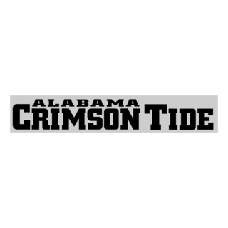 Alabama Crimson Tide Logo Black and White (5)