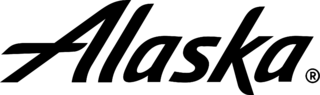 Alaska Airlines Logo Black and White