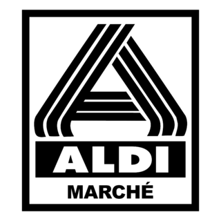 Aldi Logo Black and White