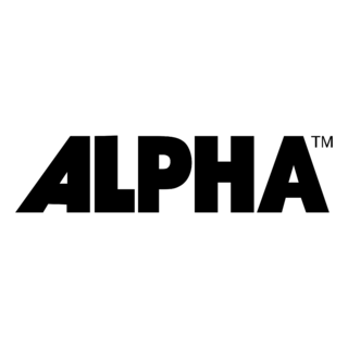 Alpha Logo Black and White