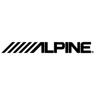 Alpine Logo Black and White