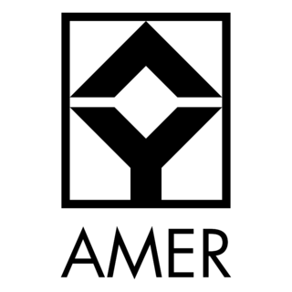 Amer Logo Black and White