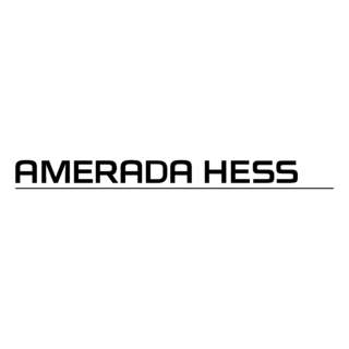 Amerada Hess Logo Black and White