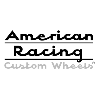 American Racing Logo Black and White