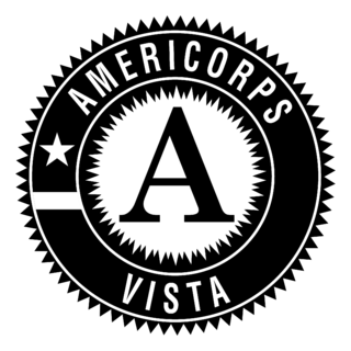 AmeriCorps VISTA Logo Black and White
