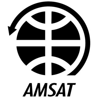 Amsat Logo Black and White