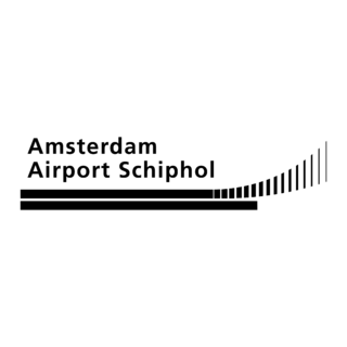 Amsterdam Airport Schiphol Logo Black and White