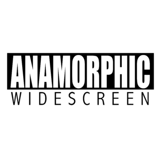 Anamorphic Widescreen Logo Black and White