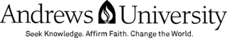 Andrews University Logo Black and White