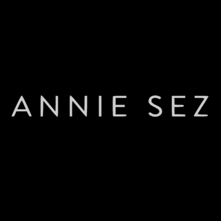 Annie Sez Logo Black and White