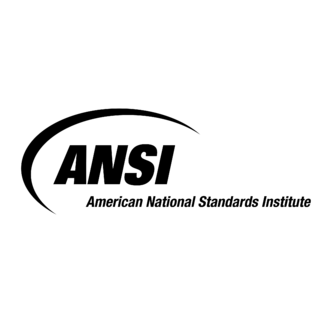 ANSI Logo Black and White