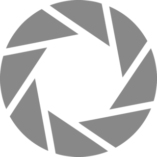 Aperture Science Logo Black and White