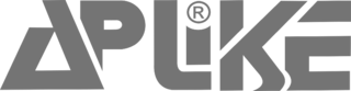 Aplike Logo Black and White