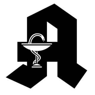 Apotheke Logo Black and White