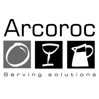 Arcoroc Logo Black and White