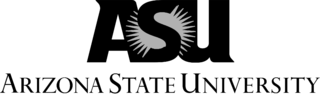 Arizona State University Logo Black and White