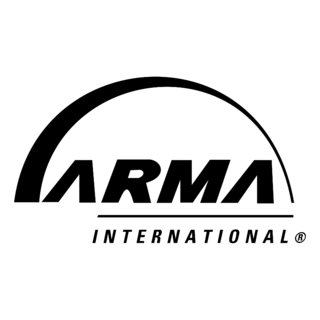 ARMA International Logo Black and White