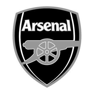 Arsenal Logo Black and White