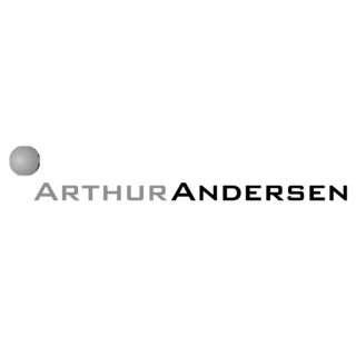 Arthur Andersen Logo Black and White