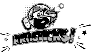 Artisticks! Golf Logo Black and White