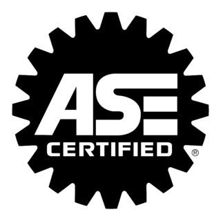 ASE Certified Logo Black and White