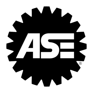 ASE Logo Black and White