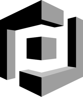 AWS Cognito Logo Black and White