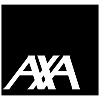 AXA Logo Black and White