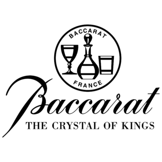 Baccarat Logo Black and White