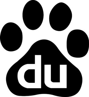 Baidu Icon Logo Black and White