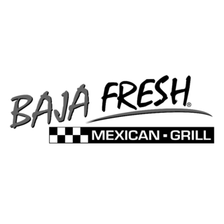 Baja Fresh Logo Black and White
