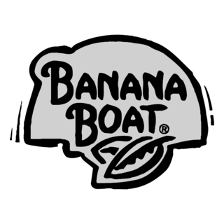 Banana Boat Logo Black and White