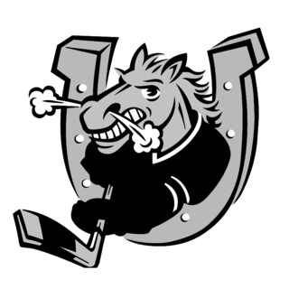Barrie Colts Logo Black and White