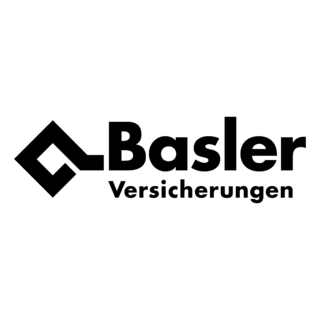 Basler Versicherungen Logo Black and White