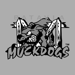 Batavia Muckdogs Logo Black and White (1)