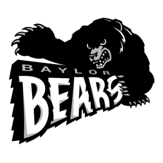 Baylor Bears Logo Black and White