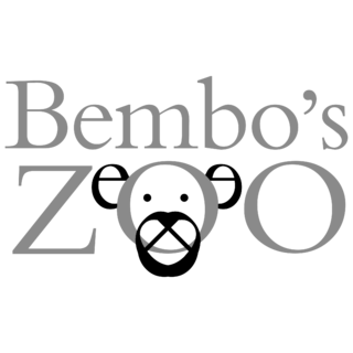 Bembo’s Zoo Logo Black and White