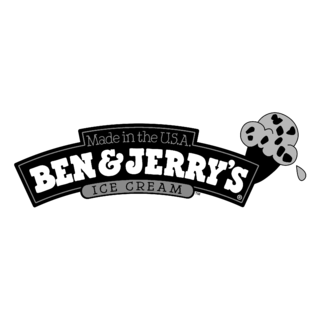 Ben & Jerry’s Logo Black and White (1)