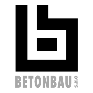 Betonbau Logo Black and White